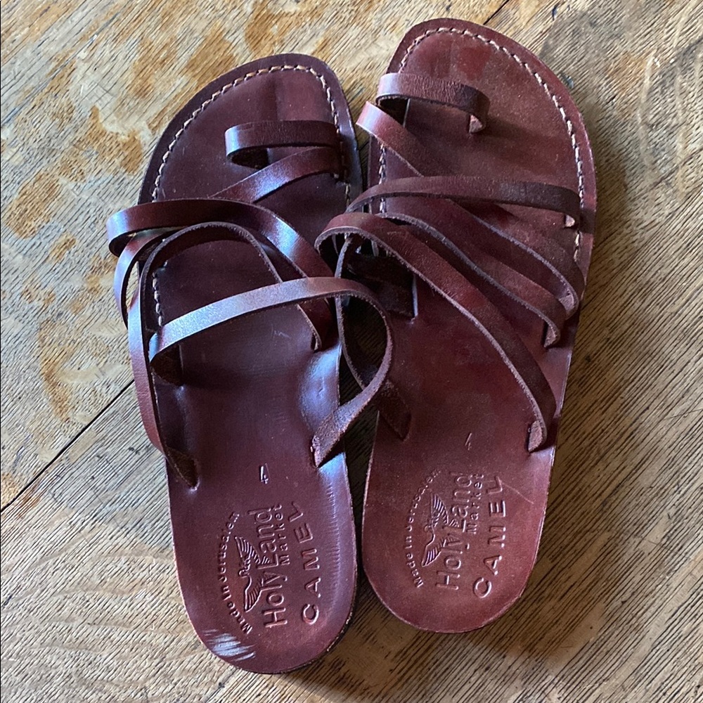 Holy Land Market Camel Sandals, 44